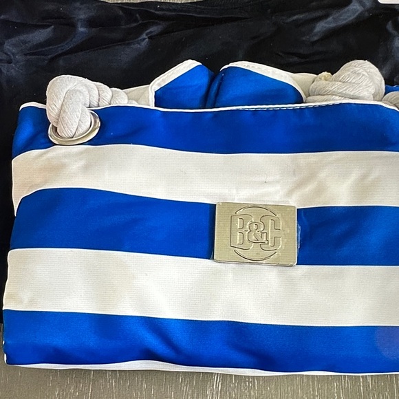 Bang & Carsen Handbags - Blue and White Striped Tote Bag
